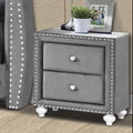 Warrior Nightstand Collection, Blue Finish