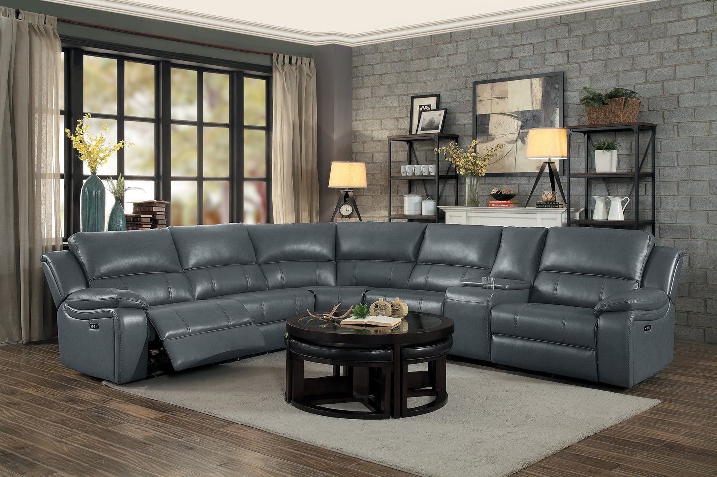 Falun Power Reclining Sectional Collection