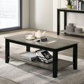 Ciana Coffee Table, Brown Finish