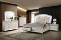 Adele Pearl White Storage Bedroom Collection, 91" W