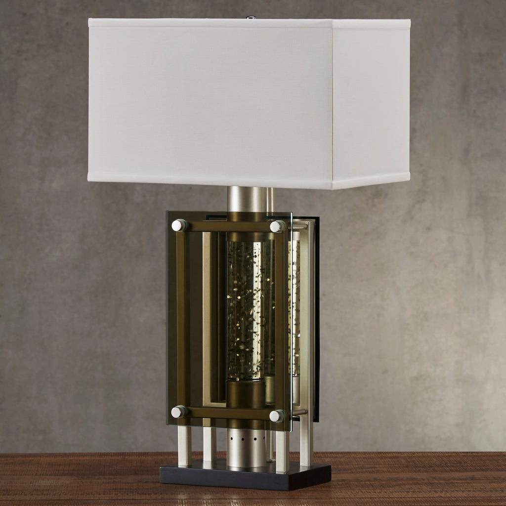 Aura Table Lamp, 16" W