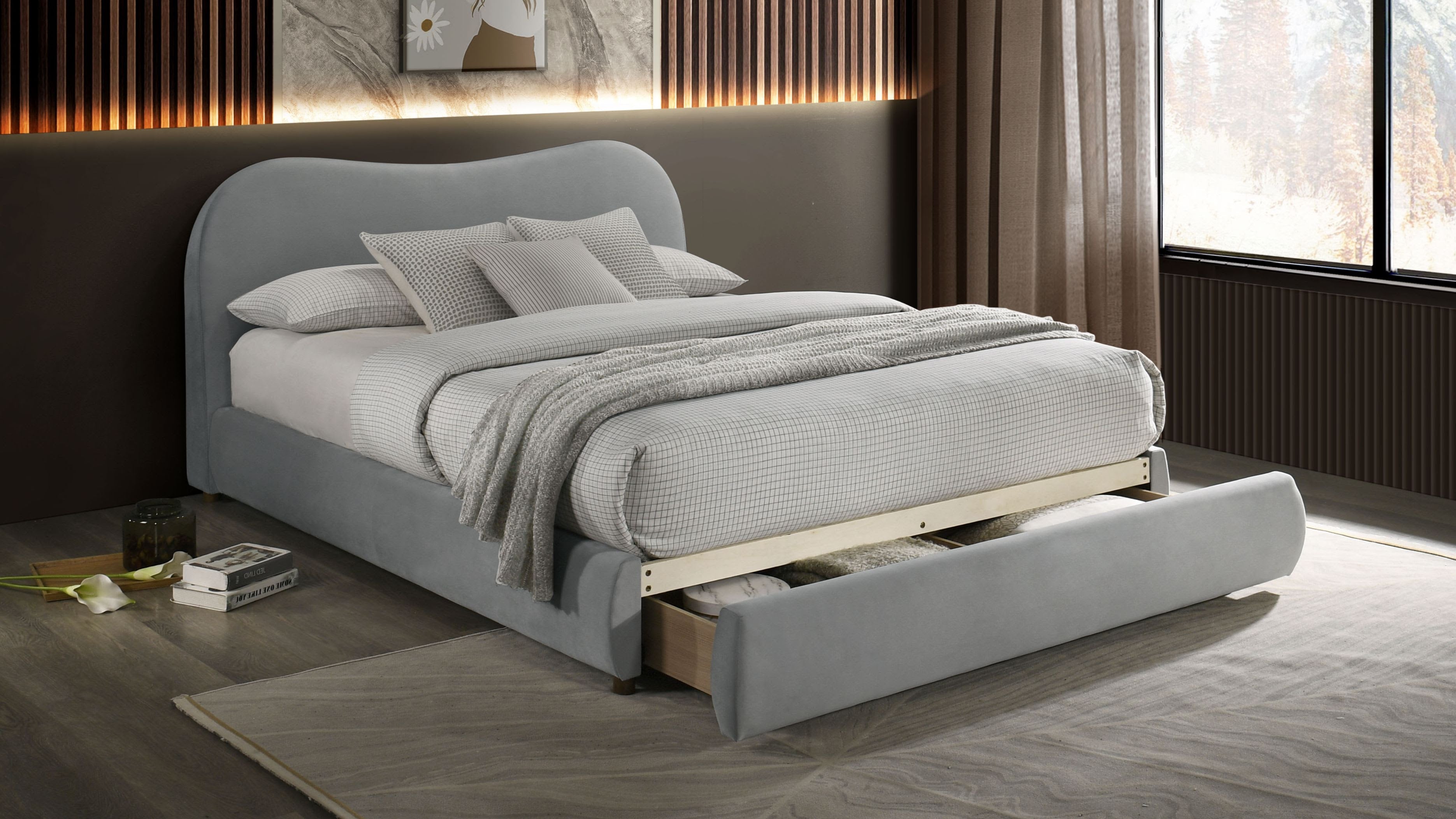 Grimsby Storage Bed Collection, 71.5 in L