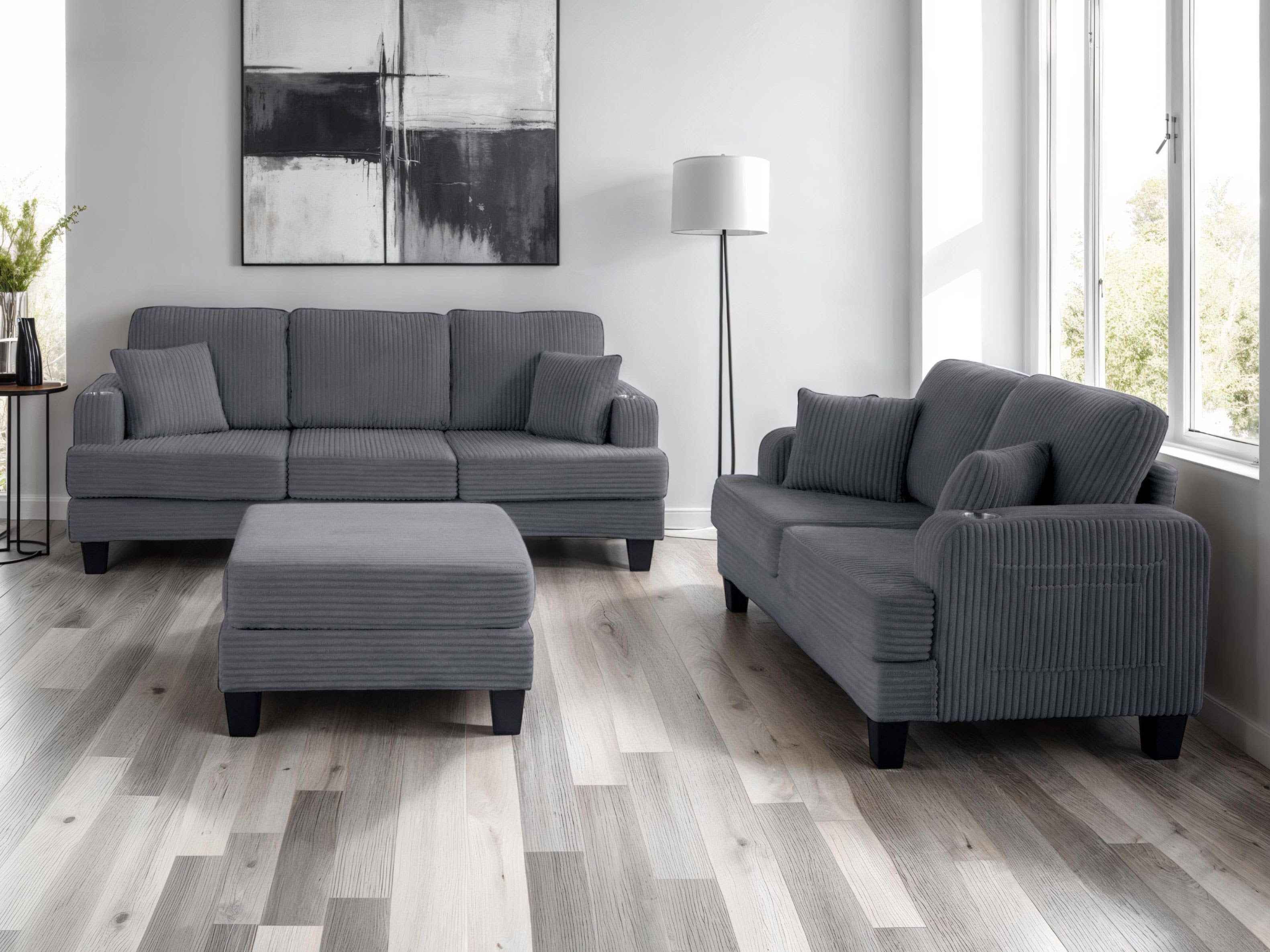 Moretaine Living Room Collection, 84" W