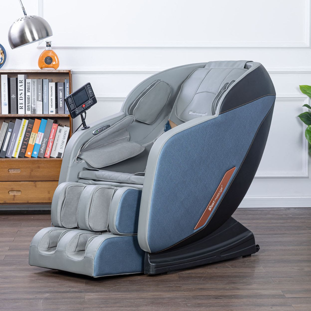 EC1270C Grey Massage Chair, Grey Finish